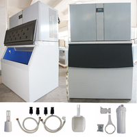 Descuento por tiempo limitado precio de fábrica 750kg 1000kg/24h máquina comercial para hacer bloques de hielo fabricante de cubitos de hielo para negocios en casa