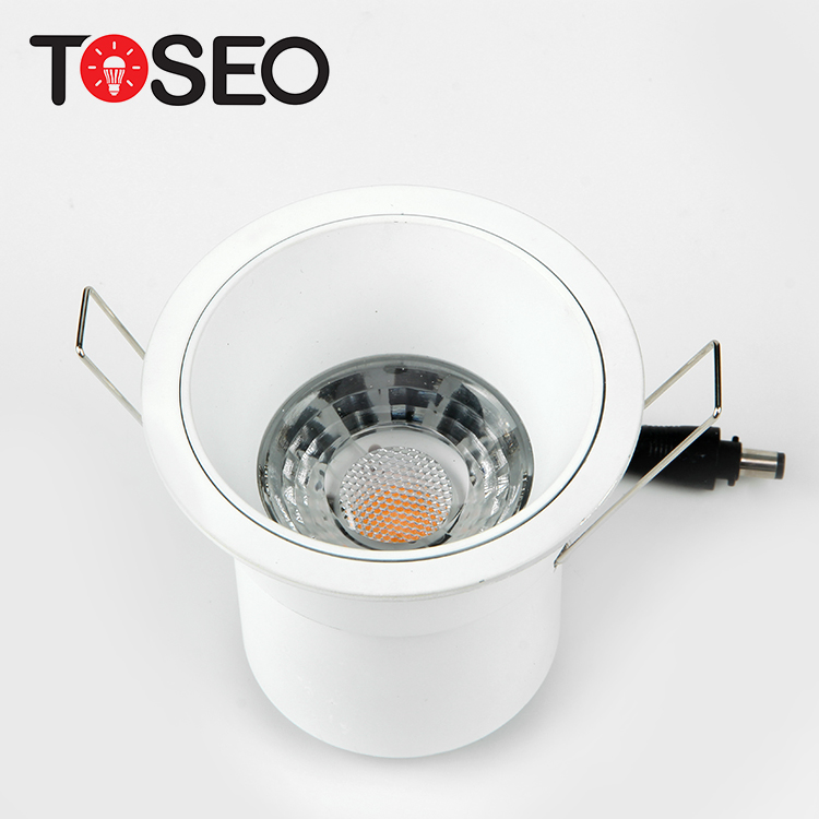 LED COB Recessed Downlight Round Commercial Corridor Deep Cup Anti Glare Spot Light