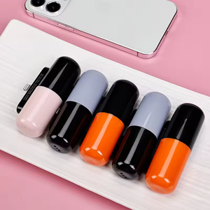 <span class=keywords><strong>Batterie</strong></span> <span class=keywords><strong>externe</strong></span> magnétique mini capsule personnalisable avec logo, 5000 mAh, portable de poche, chargeur universel à branchement direct pour mobile - Product Image 4