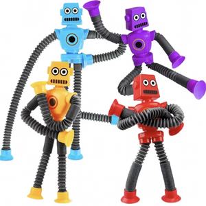 Divertido Juguete <span class=keywords><strong>de</strong></span> Robot <span class=keywords><strong>de</strong></span> Plástico Telescópico con Ventosa, <span class=keywords><strong>Rompecabezas</strong></span> Antiestrés con Animales, Combo Tricky, Regalo para Niños - Product Image 6