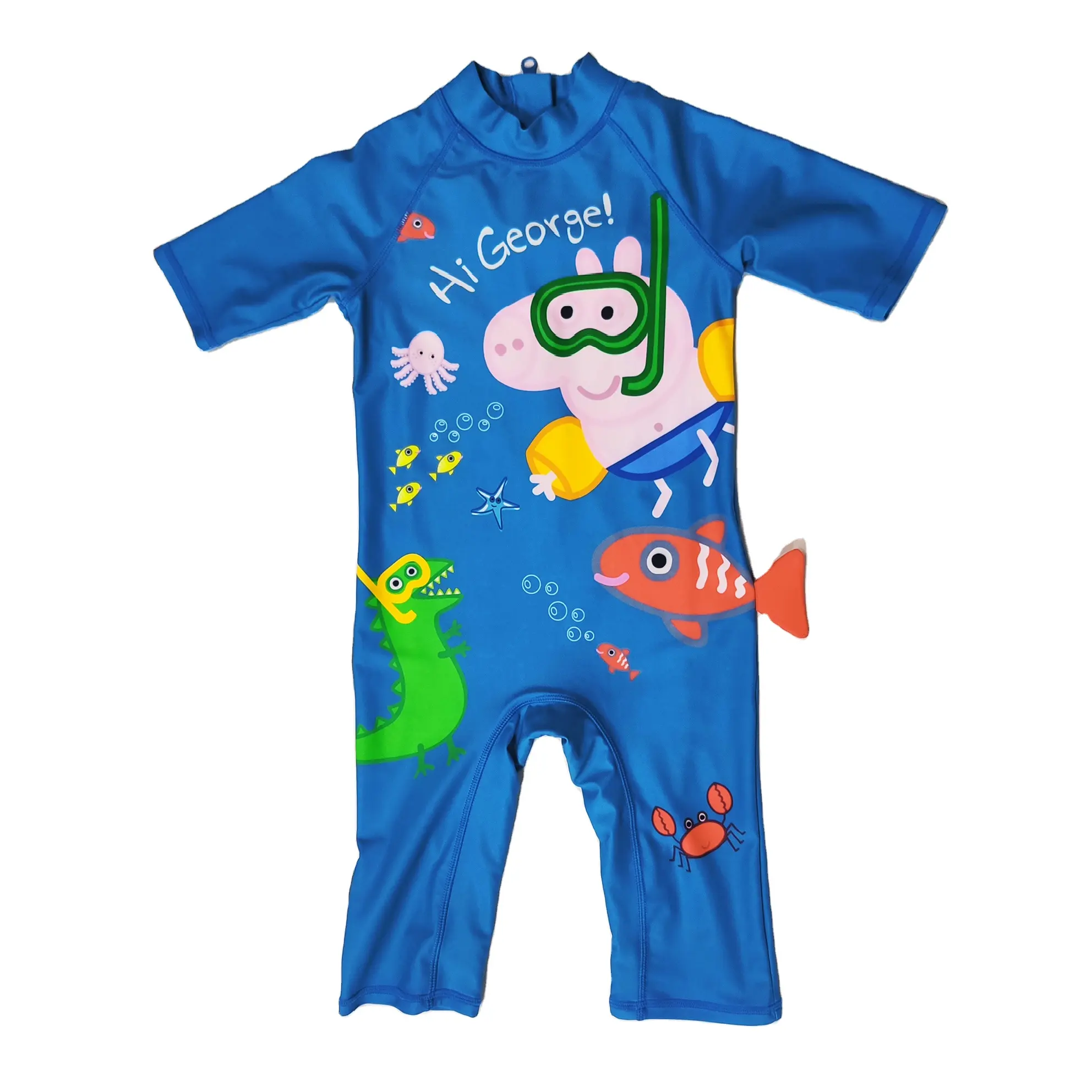 Pakaian Renang Anak Satu Potong untuk Bayi, Pakaian Renang Pelindung Ruam UV 50 +
