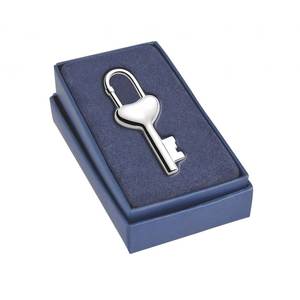 Llavero de moda con logotipo personalizado, mosquetón ligero de aleación de latón, acero inoxidable y zinc con impresión en esmalte - Product Image 2