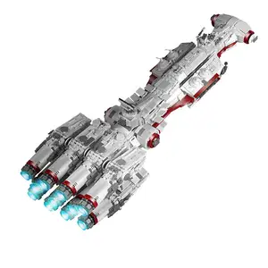 21004 21003 MOULD KING Block Travel ID ship battleships Space technology ship 150+MOC SET building blocks toys(B-ABCDE)(PA01130)