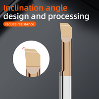 Mini barre d'alésage personnalisée en carbure monobloc machine en métal coupe de tournage à petit alésage micro outils d'alésage pour cnc MTR MQR MGR MNR MIR