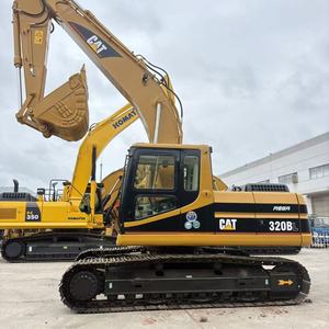 <b>Used</b> CAT 320BL Crawler Excavator Large Long Undercarriage With 8 Track <b>Rollers</b> 20 Ton Original Caterpillar excavator For sale - Product Image 1