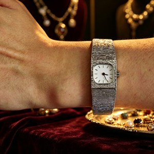 Orologio <span class=keywords><strong>da</strong></span> Polso <span class=keywords><strong>Vintage</strong></span> Quadrato Dorato con Cinturino in Acciaio Inossidabile, Movimento al Quarzo, Elegante Orologio di Lusso Tutto in Uno per <span class=keywords><strong>Donna</strong></span> - Product Image 2