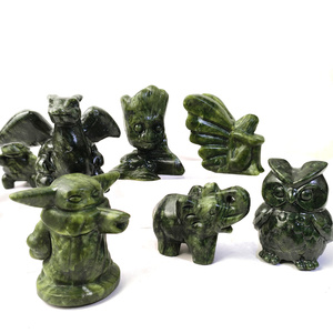 Máquina de Tallado de Cristales para Sanación Espiritual con Más de 10 Años de Experiencia, Tallado de Elefantes en Jade Xiuyan en Múltiples Estilos para <span class=keywords><strong>Decoración</strong></span> - Product Image 4