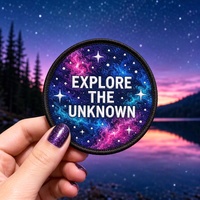 Offre Spéciale : Écussons Brodés Losanges en Gros – Scènes de Voyage, Ballons à Air Chaud, Aventure, Badges Personnalisés Brodés pour l'Extérieur