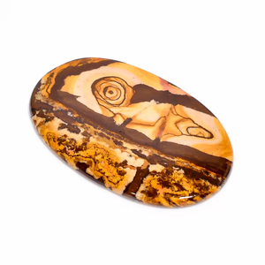 Jaspe Australiano de Lujo, Corte Ovalado de 6mm, Cabujón de Alta Calidad, Natural Pulido, 168 Quilates, Gema Suelta para Joyería - Product Image 1