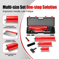 Kit de lames de raclage robustes de 60 cm pour le lissage du matériau de jointoiement de plaques de plâtre, outil de raclage à lame large pour le plâtrage mural