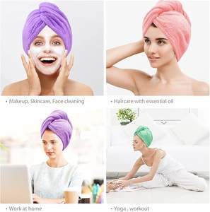 <span class=keywords><strong>Serviette</strong></span> à <span class=keywords><strong>cheveux</strong></span> en microfibre écologique tissée 41x24 pouces, super douce, absorbante, séchage rapide, anti-frisottis, avec sangle élastique pour femme - Product Image 6