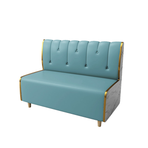 Ensembles de meubles de restaurant modernes, sièges de comptoir pour café et restauration rapide, tables et chaises en métal doré - Product Image 6