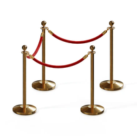 Corde suspendue Ligne de file d'attente Route Diviseur Stanchion Artistique Nouveau Design Poteaux Stanchion