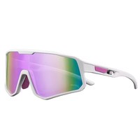 Lunettes de VTT personnalisées de haute qualité avec logo, lunettes de soleil polarisées pour sports de plein air avec monture en PC et verres TAC, vente en gros d'usine
