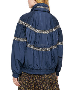 Chaqueta Bomber de Invierno 2020 para Mujer, Estilo Denim, Holgada, Manga Larga, Resistente al Viento, Transpirable, con Forro de Piel Sintética - Product Image 2