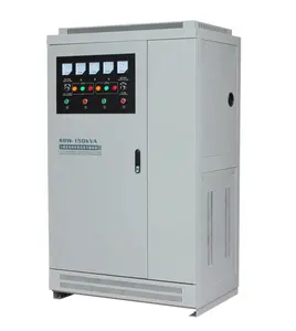 SBW kullanımı için Servo teknolojisi ile 500KVA 380V 3 fazlı otomatik elektrikli voltaj sabitleyici AVR güç kaynağı