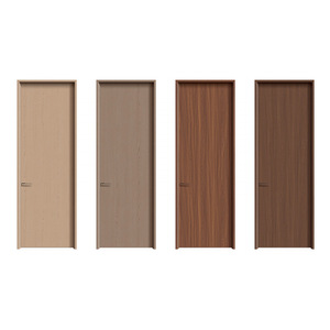 Puertas Minimalistas de MDF con Aislamiento Acústico para Oficina en Casa, Superficie Acabada, Apertura Manual - Product Image 2