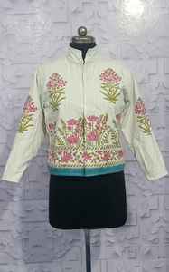 Veste longue en toile imprimée Suzani pour femme, style bohème, gypsy, festival, printemps, cadeau spécial - Product Image 3