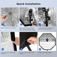 Godox 80cm 31.5in Portable Parapluie Octogone Softbox Réflecteur Avec Sac De Transport pour Studio Photo Flash Speedlight