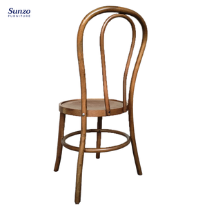 Sunzo meubles chaises de mariage en bois événements bois Thonet chaise fête location courbé bois banquet chaises - Product Image 2