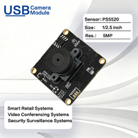 Module de caméra USB 3.0 5MP PS5520, 5Gbps, haute vitesse, capteur 1/2.5 pouces, pour vidéoconférence, télésanté