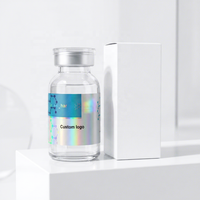 Étiquette holographique argentée personnalisée VS-295 pour flacon injectable de 3 ml, étiquette et boîte d'emballage pour flacon de 3 ml de peptide