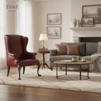 Chaise Bergère EKAR Versailles |   Fauteuil classique français rembourré pour salon