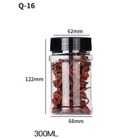 Récipients de bouteilles transparents sans BPA pots à épices en plastique avec couvercles shaker pour herbes d'épices et poudres d'assaisonnement