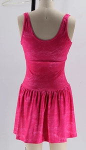Logotipo personalizado sin mangas espalda descubierta arco corsé plisado mujeres vestido al por mayor Casual estampado fiesta Mini vestido Y2K ropa - Product Image 3