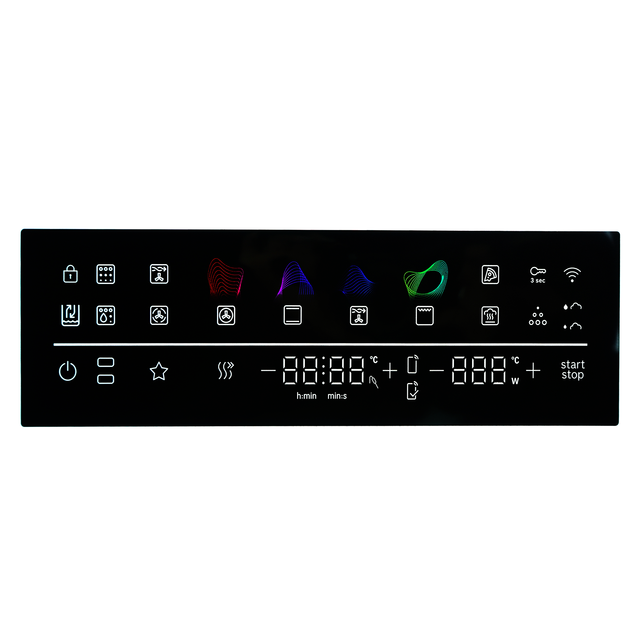 Custom Steam Oven Screen-Printed PET/PC Material Waterproof and Scratch-Resistant  Color Touch Switch Membrane Keypad
