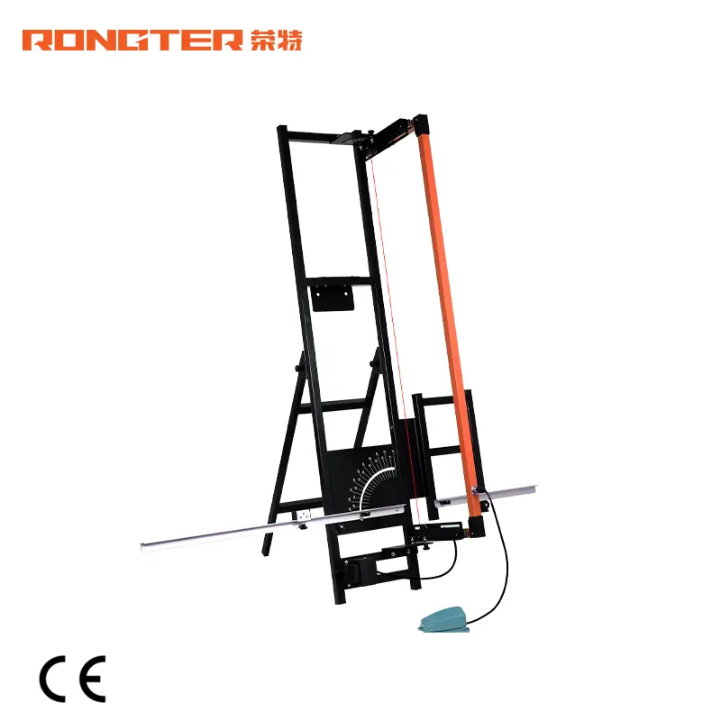 RONGTER-Máquina cortadora de espuma de Metal para trabajadores de la construcción, 200W, 350MM, tipo mesa de acero, EPS