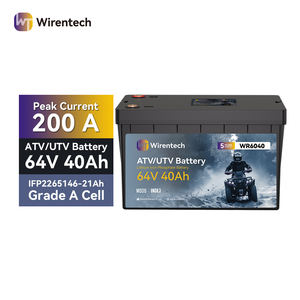 IP65 64V 40Ah LSV 리튬인산철 배터리 리프트형 골프 카트 배터리 드롭인 리튬 교체용 다목적 장거리 EV 배터리 - Product Image 1