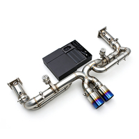 Système d'échappement Boska à soupapes GT3 personnalisé avec silencieux cat-back en acier inoxydable SS304 pour Porsche 911 991.2 Carrera 4/S/4S 3.0T 2016-2018