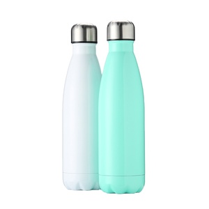 Cola En Forme De Vide Thermique de Revêtement en Poudre sur Mesure Sport Marques De Bouteille D'eau Avec Poignée - Product Image 1