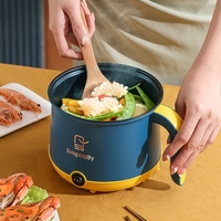 Vente chaude 1.8L Cuiseur À Riz Multifonctionnel Pot Électrique Mini Pot De Chauffage Électrique Pot Antiadhésif