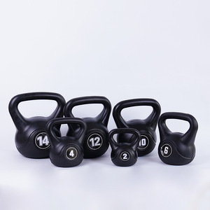 Kettlebell Semen Hitam untuk Latihan Otot Lengan dan Bokong, Berat 2, 4, 6, 8, 10, 12 KG, Grosir - Product Image 2