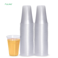 Gobelets jetables en plastique PP transparents personnalisés FULING 1oz 2oz 5oz 7oz 9oz 10oz 12oz 14oz 16oz 20oz