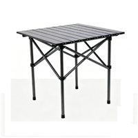 Table de pique-nique pliante portable et légère au design moderne pour les excursions de camping, les barbecues en plein air et le mobilier d'extérieur