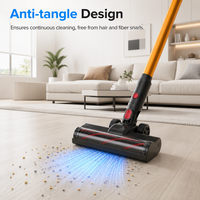 Aspirateur sans fil 12000 Pa, autoportant, brosse anti-emmêlement, bac à poussière grande capacité 0,6 L, vidage en un clic, filtre lavable