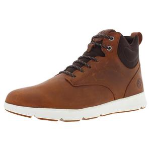 Chaussures pour hommes Timberland Parker Street Mid Lace Leather, couleur rouille, cuir pleine fleur, style marche - Product Image 1