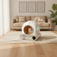 OEM/ODM Bac à litière intelligent pour chat 65L avec contrôle par application Tuya, nettoyage facile, autonettoyant, sans poussière et anti-odeurs