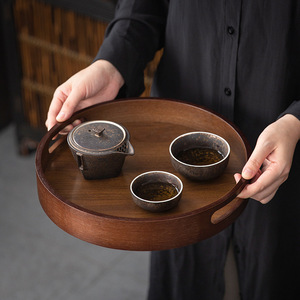 Bandeja de Servir de Bambú con Asa 424 Walnut, Grado Comercial, para Uso en Restaurantes - Product Image 2