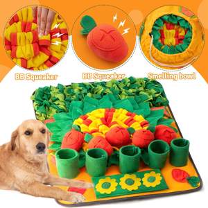 Nuevo estilo de dibujos animados Kuan Carrot Pet Sniffing Mat Dog Training Slow Food <span class=keywords><strong>Manta</strong></span> Forrajeo para entrenamiento de perros por <span class=keywords><strong>Amazon</strong></span> - Product Image 3