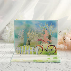 งานฝีมือกระดาษสร้างสรรค์ สำหรับวันครบรอบแต่งงาน วันวาเลนไทน์ สำหรับคู่รัก การ์ดป๊อปอัพ 3 มิติ พร้อมการพิมพ์ UV ปั๊มทอง และ DIY - Product Image 5