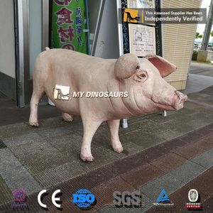 <span class=keywords><strong>Il</strong></span> mio Dino AA049 Zoo Attrezzature <span class=keywords><strong>Parco</strong></span> a Grandezza naturale Modello Animale Animatronic Maiale - Product Image 1