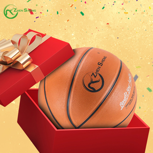 Promotion Usine Zhensheng : Ballon de Basketball en Caoutchouc Personnalisé avec Logo, Matière 100% Fraîche, Taille 7, Idéal pour l'Entraînement et les Cadeaux - Product Image 3