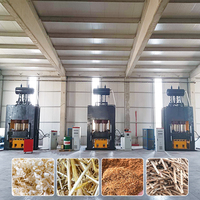 Machine de presse à chaud comprimée pour palettes en bois de sciure de bois