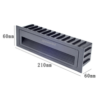 Lampes LED à encastrer 24V 110V 220V avec boîtier en aluminium 3000K 4000K 6000K 5W pour les escaliers