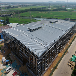 โกดังเหล็กสำเร็จรูปและอาคารโรงงานขนาด 120x60 เมตร สำหรับศูนย์กระจายสินค้าโลจิสติกส์พร้อมระบบการทำงานที่มีประสิทธิภาพ - Product Image 3