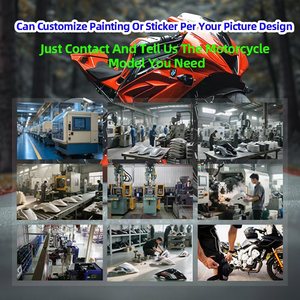 ชุดแฟริ่งสำหรับฮอนด้า <span class=keywords><strong>CBR500R</strong></span> 2016 <span class=keywords><strong>2017</strong></span> 2018ชุดตัวถังรถสีดำขาวดำ - Product Image 5